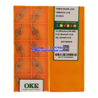 Original OKE VNMG160408-JHQ OC5525 Carbide Insert - Diamond 35° (10 PCS)