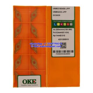 Original OKE VNMG160408-JPP OC5525 Carbide Insert - Diamond 35° (10 PCS)