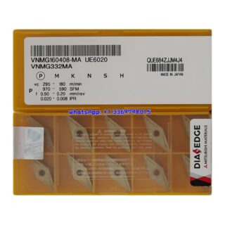 Original Mitsubishi VNMG160408-MA UE6020 Carbide Insert - Diamond 35° | Steel, Cast Iron, Carbon Steel (10 PCS)