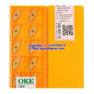 Original OKE VNMG160408-OPM OC2025 Carbide Insert - Diamond 35° (10 PCS)