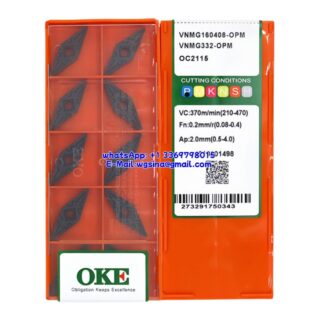 Original OKE VNMG160408-OPM OC2115 Carbide Insert - Diamond 35° (10 PCS)