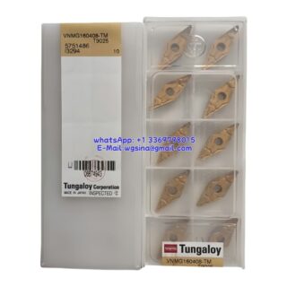 Original Tungaloy VNMG160408-TM T9025 Carbide Insert - Diamond 35° (10 PCS)