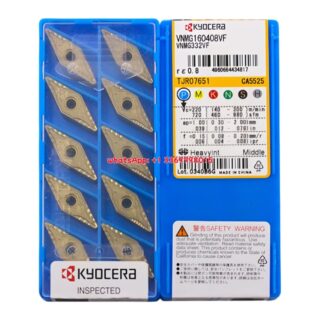 Original Kyocera VNMG160408-VF CA5525 Carbide Insert - Diamond 35° | Steel (10 PCS)