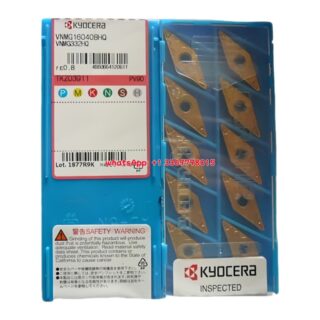 Original Kyocera VNMG160412-HQ Carbide Turning Insert - Diamond 35° (10 PCS) PV90 VNMG160412-HQ PV90