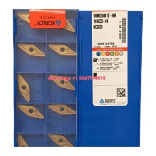 Original Korloy VNMG160412-HM NC3020 Carbide Turning Insert - Diamond 35° | Cast Iron (10 PCS)