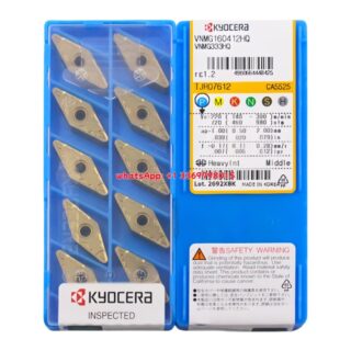 Original Kyocera VNMG160412-HQ CA5525 Carbide Insert - Diamond 35° | Steel (10 PCS)