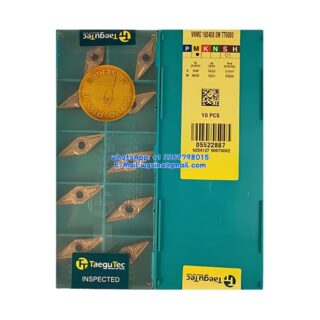Original TaeguTec 160408 TT9080 Carbide Insert | Stainless Steel & More (10 PCS) VNMG EM VNMG 160408 EM TT9080