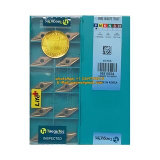 Original TaeguTec 160408 TT8125 Carbide Insert | Steel (10 PCS) VNMG VNMG 160408 PC TT8125