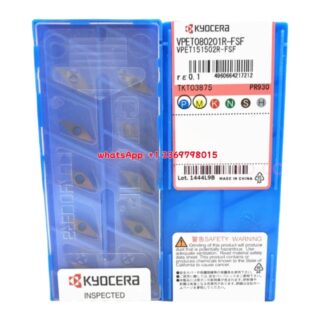 Original Kyocera VPET080201R-FSF PR930 Carbide Insert - Diamond 35° (10 PCS)
