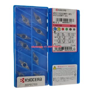 Original Kyocera VPGT110302MFP-SKS PR1705 Carbide Insert - Diamond 35° (10 PCS)