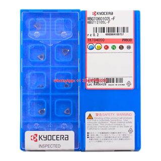 Original Kyocera WBGT060102L-F PR930 Carbide Insert - Trigon 80° (10 PCS)
