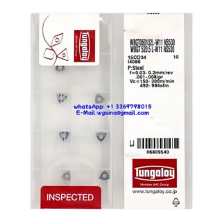 Original Tungaloy WBGT060102L-W11 NS530 Carbide Insert - Trigon 80° (10 PCS)