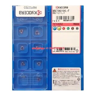 Original Kyocera WBGT080202L-F PR930 Carbide Turning Insert - Trigon 80° (10 PCS)