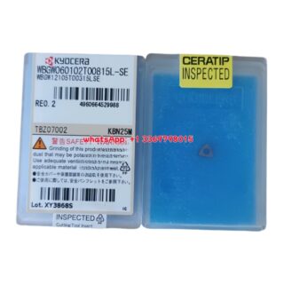 Original Kyocera WBGW060102T00815L-SE Carbide Insert - Trigon 80° (10 PCS) KBN25M WBGW060102T00815L-SE KBN25M