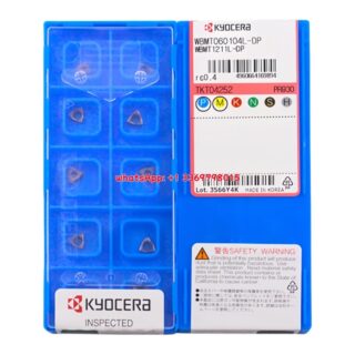 Original Kyocera WBMT060104L-DP PR930 Carbide Insert - Trigon 80° (10 PCS)
