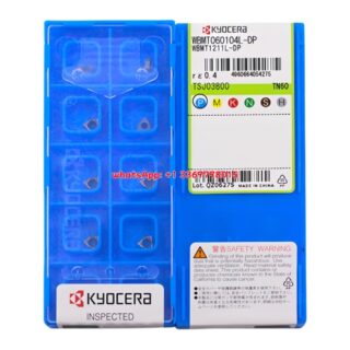 Original Kyocera WBMT060104L-DP Carbide Insert - Trigon 80° (10 PCS) TN60 WBMT060104L-DP TN60