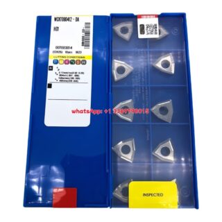 Original Korloy WCKT080412-DA H01 Carbide Turning Insert - Trigon 80° | Aluminum, Non-Ferrous (10 PCS)