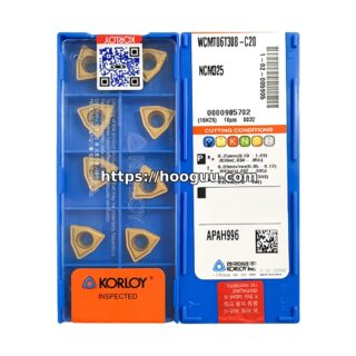 Original Korloy WCMT06T308-C20 NCM325 Carbide Insert - Trigon 80° | Steel