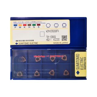 Original Sumitomo WCMX030208-FN ACZ330 Carbide Insert - Trigon 80° (10 PCS)