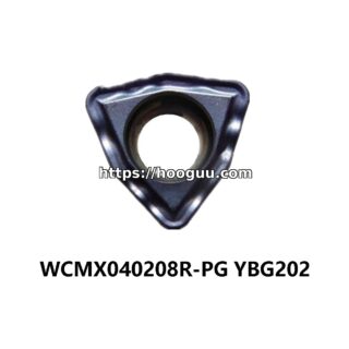 Original ZCC-CT WCMX040208R-PG YBG202 Carbide Insert - Trigon 80° | Steel & More (10 PCS)