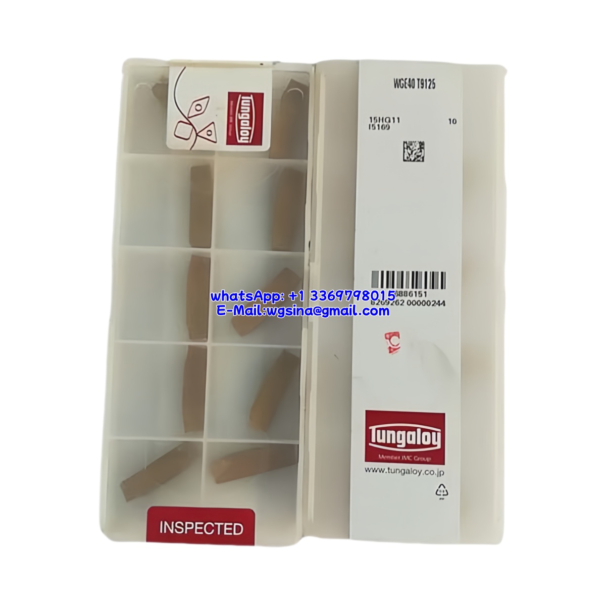 Tungaloy TUNGALOY T9125 Carbide Insert - Triangle | Steel (10 PCS)