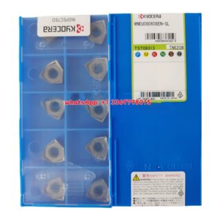 Original Kyocera WNEU080608EN-GL TN620 Carbide Insert - Trigon 80° | Steel (10 PCS) TN620M WNEU080608EN-GL TN620M