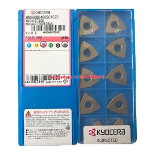 Original Kyocera WNGA080408 Carbide Insert - Trigon 80° (10 PCS) A66N WNGA080408 A66N