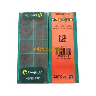 Original TaeguTec WNMA080412 TT7015 Carbide Insert - Trigon 80° (10 PCS)