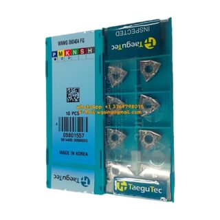 Original TaeguTec WNMG060404-FG CT3000 Carbide Insert - Trigon 80° (10 PCS)