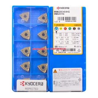 Original Kyocera WNMG060404-HQ CA5525 Carbide Insert - Trigon 80° | Steel (10 PCS)