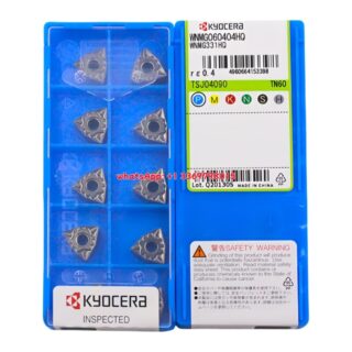 Original Kyocera WNMG060404-HQ Carbide Insert - Trigon 80° (10 PCS) TN60 WNMG060404-HQ TN60