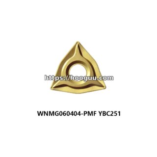 Original ZCC-CT WNMG060404-PMF YBC251 Carbide Turning Insert - Trigon 80° | Steel (10 PCS)