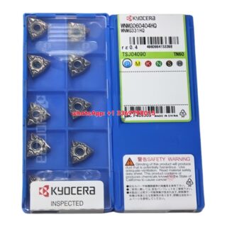 Original Kyocera WNMG060404HQ Carbide Insert - Trigon 80° (10 PCS) TN60 WNMG060404HQ TN60