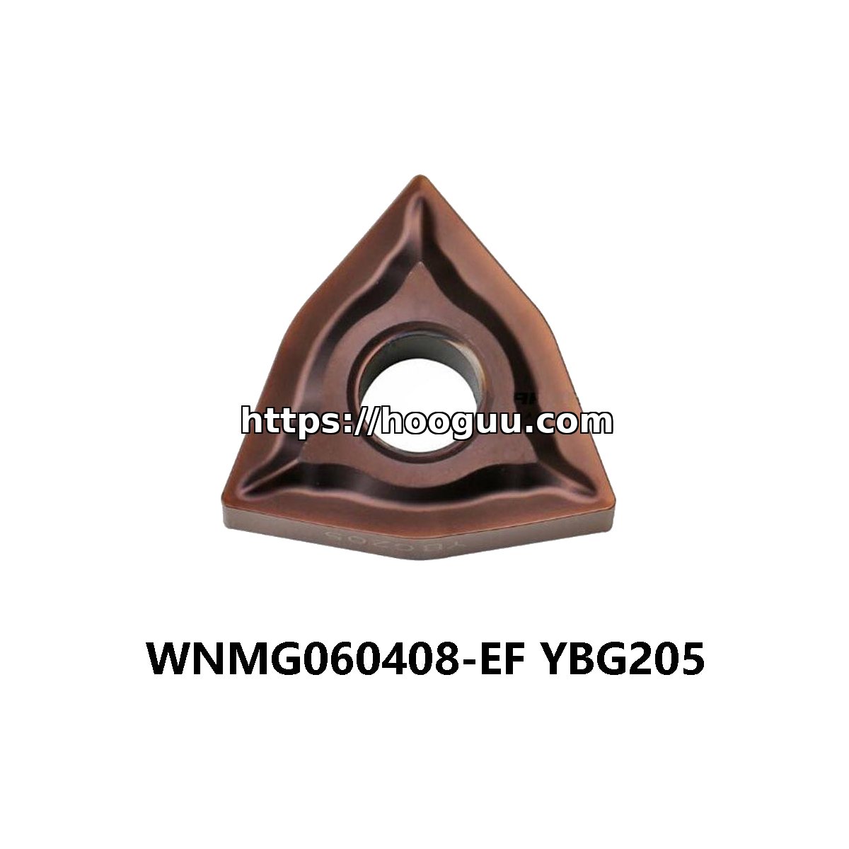 ZCC-CT WNMG060408-EF YBG205 Trigon 80° Steel WNMG232 - Image 2
