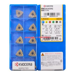 Original Kyocera WNMG060408-HQ CA5525 Carbide Insert - Trigon 80° | Steel (10 PCS)