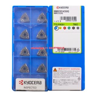 Original Kyocera WNMG060408-HQ Carbide Insert - Trigon 80° (10 PCS) TN60 WNMG060408-HQ TN60