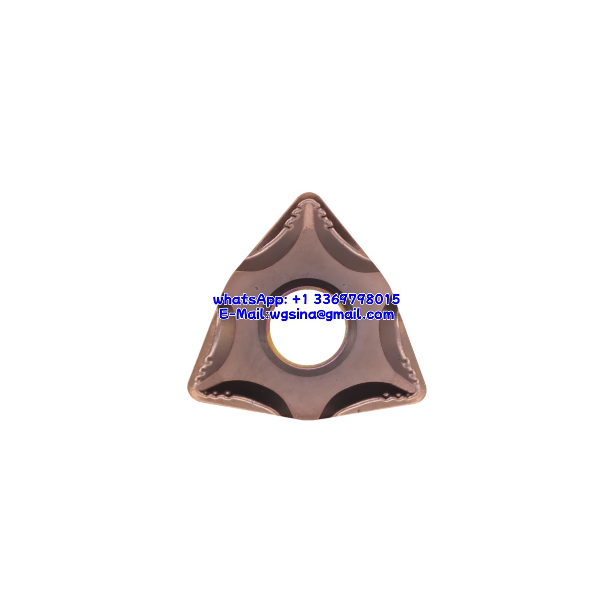 CNC WNMG060408-OMF OP1215 Carbide Insert - Trigon 80° | Steel, Stainless Steel (10 PCS)