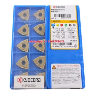 Original Kyocera WNMG080404-CQ CA5525 Carbide Insert - Trigon 80° | Steel (10 PCS)