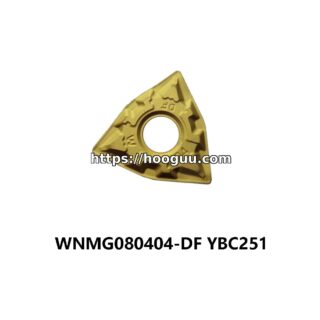 Original ZCC-CT WNMG080404-DF YBC251 Carbide Turning Insert - Trigon 80° | Steel (10 PCS)