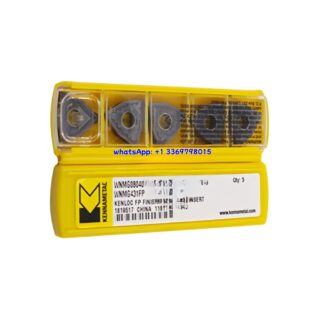 Original Kennametal WNMG080404-FP KC5010 Carbide Insert - Trigon 80° | Steel (10 PCS)