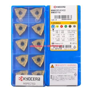 Original Kyocera WNMG080404-GS CA5525 Carbide Insert - Trigon 80° | Steel (10 PCS)