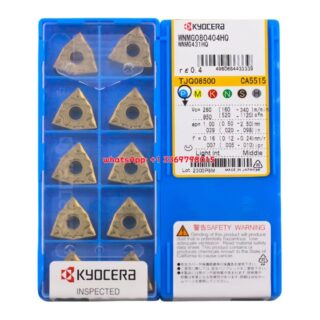 Original Kyocera WNMG080404-HQ CA5515 Carbide Insert - Trigon 80° (10 PCS)