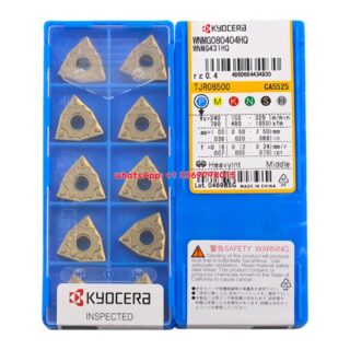 Original Kyocera WNMG080404-HQ CA5525 Carbide Insert - Trigon 80° | Steel (10 PCS)