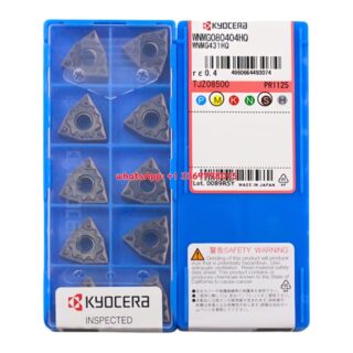 Original Kyocera WNMG080404-HQ PR1125 Carbide Insert - Trigon 80° (10 PCS)