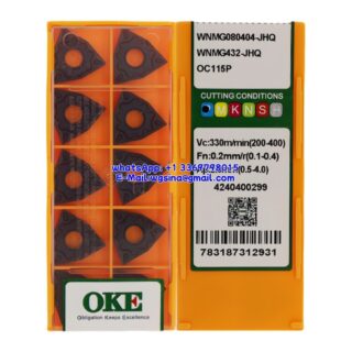 Original OKE WNMG080404-JHQ OC115P Carbide Insert - Trigon 80° (10 PCS)