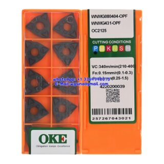 Original OKE WNMG080404-OPF OC2125 Carbide Insert - Trigon 80° (10 PCS)