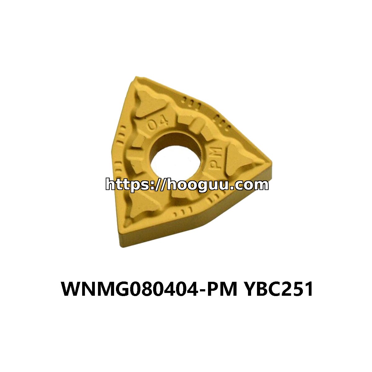 Original ZCC-CT WNMG080404-PM YBC251 Carbide Insert - Trigon 80° | Steel (10 PCS) - Image 2