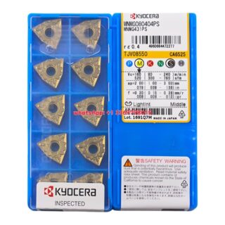 Original Kyocera WNMG080404-PS CA6525 Carbide Insert - Trigon 80° | Steel (10 PCS)
