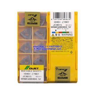 Original DIJET WNMG080404-SF JC8015 Carbide Insert - Trigon 80° (10 PCS)