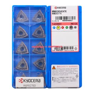Original Kyocera WNMG080404-TK PR1125 Carbide Insert - Trigon 80° (10 PCS)